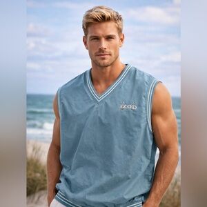 Izod Blue Golf Jacket